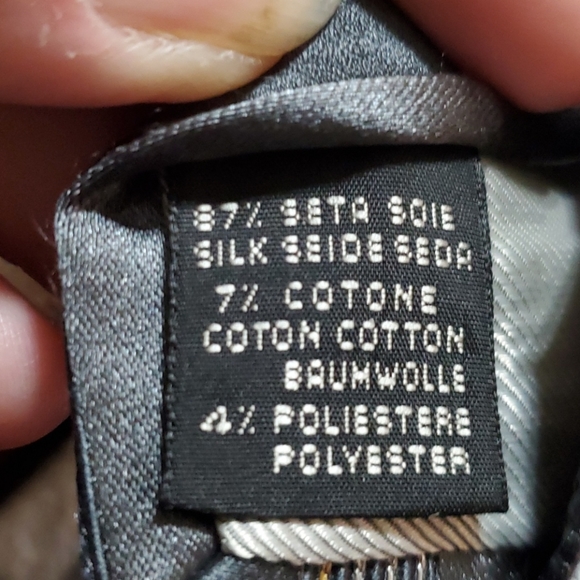 Ermenegildo Zenga Tie Gray Gold Silver - Picture 6 of 7